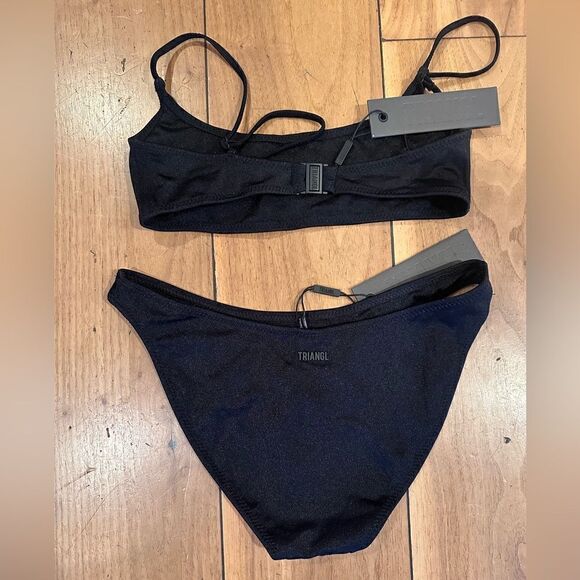 TRIANGL MICA NORMAL EBONY BLACK NO BAG NEW WITH TAGS - Picture 3 of 8